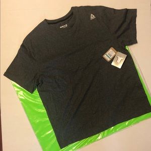 Reebok CHARCOAL HEATHER Shirt NWT